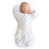 SwaddleDesigns Transitional Swaddle Sack, Arms Up Half-Length Sleeves & Mitten Cuffs, Swaddle for Newborn Transition to Baby Sleep Sack Wearable B...