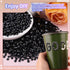 5000Pcs 4mm Resin Jelly Rhinestones with 3Pcs 10ml B7000 Jewelry Glue for Crafting, Black Flatback Gems, Bedazzling Crystal Bulk for DIY Crafts Cl...