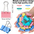 Colored Small Binder Clips 0.75 Inch(100 Pack), Small Binder Clips Micro Clips Paper Clamps for Office and Home Supplies...