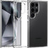 Cover for Samsung Galaxy S24 Ultra Case, Non-Yellowing Hard PC Back, Slim Thin Soft Edge Shockproof Phone Case Accessories for S24 Ultra, Clear...