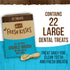 Merrick Fresh Kisses Natural Dental Chews, Toothbrush Shape Treat Infused With Real Mint, For Large Dogs - 7 ct. Bag...