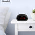 Sharp Small, Space-Saving Digital Alarm Clock – Compact Bedside Clock with Large Red LED Display, Easy Top Button Controls, Snooze, and Battery Ba...