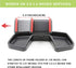 Camoo for Jeep Renegade Phone & GPS Holder 360 Degree Rotation with Storage Box Adjustable Fits Jeep Renegade 2015-2025, Automobile Interior Acces...