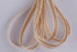 1/4 Inch Wide Natural Burlap Fabric Natural Beautiful Burlap Ribbon great for Wedding Gift Wrapping Home Décor Floral Arrangement, 25 Yards-Roll...