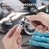 DURATECH 1/4 Ratchet Handle, 90-Tooth Socket Wrench, Reversible Ratchet Wrench, Quick-release...