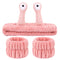 3 Pieces Snail Spa Headband and Wristband Set Makeup Headbands for Washing Face Skincare Headbands with Face Wash Wristbands Cute Head Bands for S...