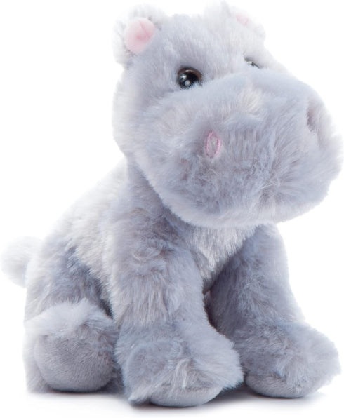 The Petting Zoo Hippo Stuffed Animal Plushie, Gifts for Kids, Wild Onez Babiez Zoo Animals, Hippo Plush Toy 6 inches...