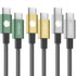 240W Type C to Type C Fast Charging Cable - USB C Cable for iPhone 15, MacBook Pro, iPad Pro, Samsung - C to C Cable for Quick Charge (3pack-1.5+3...