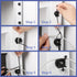 Yookeer 15 Pieces Magnetic Cable Clips Zip Tie Mount Base Black Magnetic Wire Holder Multipurpose Cable Ties Mount Wire Clips Management Base Elec...