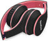 Kids Headphones for Kids Boys Over Ear Kids Headphones with Microphone in-line Volume Foldable Headphones with 3.5mm Plug Removable Cord (Black/Re...