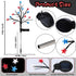 2 Pack 4th July Decorations Outdoor Solar Lights Patriotic Decorations Solar Red White Blue Star Lights Waterproof Outdoor Independence Day Lights...