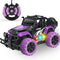 Remote Control Car for Girls 4-7, 1:20 Scale Rc Racing Cars Monster Truck for Kids Toddlers 3-5, Girl Remote Car Toy with LED Lights for Kids Age ...