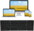 Luqeeg Foldable Bluetooth Keyboard, 81 Keys Pocket Keyboard, Rechargeable Full Size Slim Keyboard Extra Bluetooth 5.1 Keyboard for Windows Tablet ...