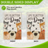 Life is Better with Dogs Husky Shiba Inu Garden Flag, 12 x 18 Inch Double Sided Holiday Yard Outdoor Farmhouse Flag, Garden Flag with Dog, Dog Lov...