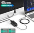 45W Charger Compatible with HP Laptop Charger, Blue Tip, Pavilion x360 11 13 15, Zbook 14u G4 G5 15u 15 G3, Notebook 15, Stream 13 11 14 AC Adapte...