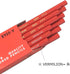 Tombow 8900-V Red Pencil, 8900V, Round Shaft, Vermilion Color, 1 Dozen...