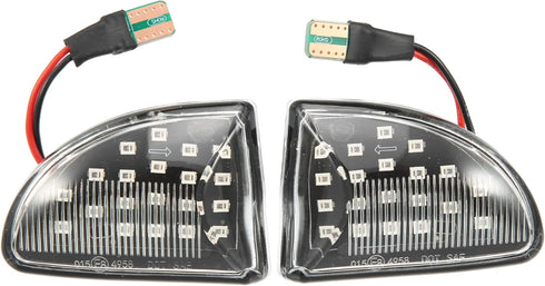 X AUTOHAUX 1 Pair Car Markers Accessories Side Marker Lights Turn Signal Light Assembly 4519067700C40A A4519067700C40A for Smart Fortwo 2008-2016 ...