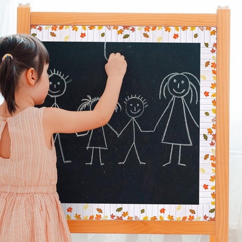 Classroom Bulletin Board Borders, 590 Inch Bulletin Border Trim Stickers for Classroom Decoration for Teacher Student Winter Christmas Party Suppl...