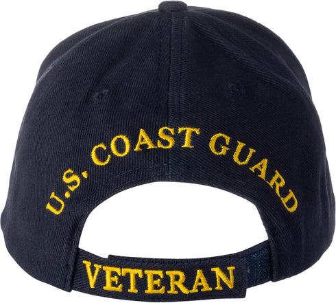 U.S. Coast Guard Veteran Proudly Served Hat Cap Blue...