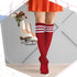Unittype 6 Pair rainbow Knee High Socks for Women Striped Socks Long Socks Tube Socks Roller Skate Socks for Girls Youth Gift...