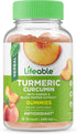 Lifeable Turmeric Curcumin with Ginger & Black Pepper Extract – 2000mg – Great Tasting Natural Flavor Gummy –Vegetarian GMO-Free Supplement – 90 G...
