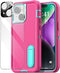 AICase for iPhone 14 Case Built-in Kickstand with Glass Screen Protector+Camera Lens,Heavy Duty Drop Protection Full Body Rugged Shockproof Milita...