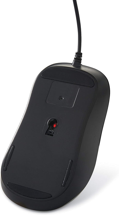 Verbatim USB Silent Corded Optical Mouse - Wired Noiseless Silent Click Computer Mouse for PC, Mac, Laptop, Chromebook - Black 70749...