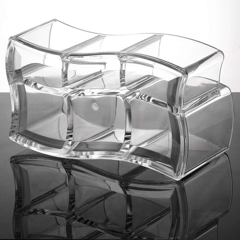Tbestmax 6 Slot Acrylic Makeup Brushes Holder Organizer, Clear Eyebrow Pen Container Cosmetics Storage...