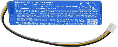 DRAWBELL Battery for Q'olsys IQ Panel 4,IQP4005,IQ Panel 4 PowerG, IQP4004BLK,IQP4002BLK,IQP4003BLK,IQP4005BLK,IQP4006BLK,IQP4006,IQP4003,IQP4002,...