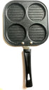 G & D 4-Cup Mini Uttapam Pan Non-stick Frying Pan Egg Pan Mini Pancake Pan Multi Egg Pan...