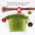 HRX Package 100pcs Organza Drawstring Bags Olive Green, 4 x 6 inch Candy Mesh Gift Bags Jewelry Pouches Small Christmas Sachet...