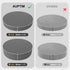Ultra Thick 8mm Silicone Trivets for Hot Dishes Pots and Pans, Silicone Trivet Mat Hot Plates to Protect Table, Silicone Hot Pads for Kitchen Coun...