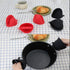 Silicone Cooking Pinch Grips Oven Mitts - Mini Finger Protector Pot Holder for Kitchen,Cooking,Baking,BBQ - Heat Resistant Gloves, 2 Pairs (Black ...