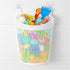 Large Capacity Baby Mesh Bath Toy Organizer, Multiple Ways to Hang, Extra Large Opening Bathroom Toy Storage, Bottom Zipper Bathtub Toy Storage Ba...