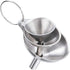 3pcs Small Kitchen Funnels for Filling Bottles, Food Grade Metal Funnels for Kitchen Use, Stainless Steel Funnel for Essential Oil Spices Liquid...