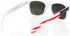 Classic Eyewear Retro 80's American USA Flag 4th of July Frame Sunglasses (White/Ice Blue, 52)...