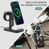 15W Fast 3 in 1 Charging Station for Apple MagSafe Charger Stand -Wireless charger for iPhone 12 13 14 15 pro max Plus for Apple Watch charger 9 8...
