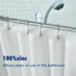 Metal Shower Curtain Hooks?Set of 12 Rings?Rust Resistant S Shaped Hooks Hangers for Shower Curtains, Kitchen Utensils, Clothing, Towels, etc. (Ch...