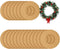 20 Pieces Hanging Wreaths Paper Round Christmas Ornaments with 20 Strings Ropes for Wedding DIY Craft Festival Halloween Decoration...