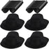 TOYANDONA Doll Glasses Mini Formal Hat Set 20pcs Miniature Doll Hats 20pcs Black Doll Sunglasses Dolls Costume Accessories for Diy Crafts Dollhous...
