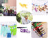 30 Pcs 2 Inch 10 Different Random Colors Chip Clips, PVC Coating High Elasticity Strength Clothes Pins, Food Clips and Bag Clips...
