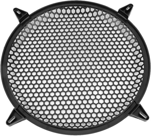 KIMISS SubWoofer Plastic Mesh Cover, Car Audio Cover Speaker Modification Cover,Car Speaker Grill 12 Guard 12inch (12 inch) (12 inch)......