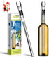 Wine Chiller - Wine Cooler Stick, 3 in 1 Stainless Steel Wine Bottle Chiller with Aerator and Pourer, The Best Holiday Gifts....