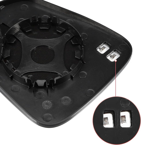 ACROPIX Car Rearview Passenger Side Heated Mirror Glass Replacement W/Backing Plate Fit for Chevrolet Trax - Pack of 1 White Glass...