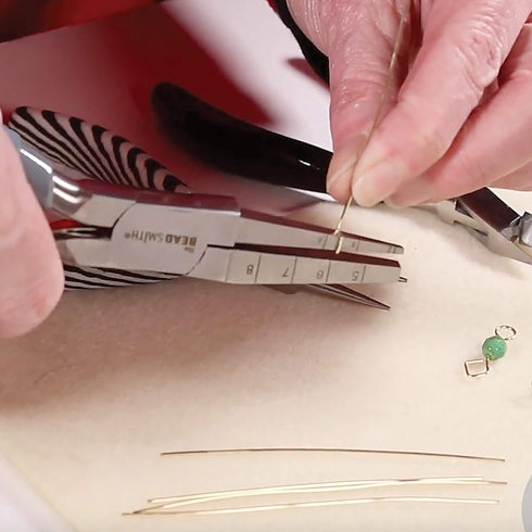 The Beadsmith Square Rite Pliers - Create Consistent Square Shapes in 2-8mm Diameters – Wire Working Tool for Jewelry Making, Wire Pieces for Find...