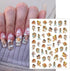8 Sheets Angel Nail Stickers for Nail Art 3D Love God Cupid Nail Art Stickers Self-Adhesive Heart Rose Nail Supplies Cupid Angel Wings Flower Nail...