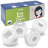 4-Pack Childproof Door Knob Covers - Easy to Install Child Safety Door Knob Cover with No Tools Needed - Reusable, White Baby Proof Door Knob Cove...