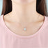 Sterling Silver Heart Shape Created Opal Pendant Necklace (6mm Opal Halo Heart)...