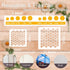 10Pcs Honeycomb Stencils for Painting, Large Small Honeycomb Hexagon Stencil Drawing Template Bee Stencils for Painting on Wood Cookies Wall Canva...