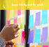 1200 Sheets Sticky Notes,3 x 3" Sticky Note Pads,12 Bright Colors Self-Stick Notes,76 x 76 mm Post Self Sticky Notes Pad, 75g/? Strong Adhesive Me...